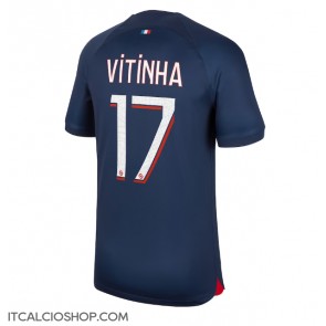 Paris Saint-Germain Vitinha Ferreira #17 Prima Maglia 2023-24 Manica Corta